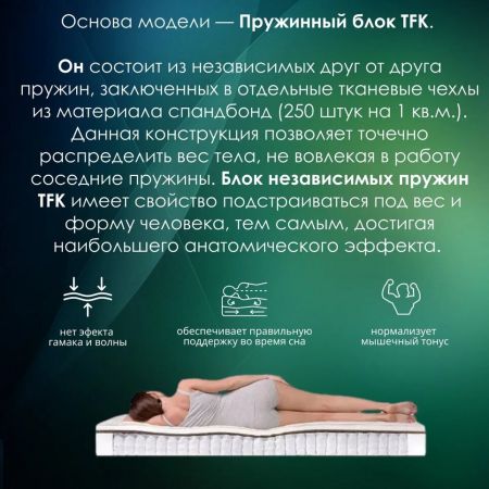 Матрас EveRest Рестфом Массаж TFK (Рестфом&nbsp;Массаж&nbsp;ТФК)